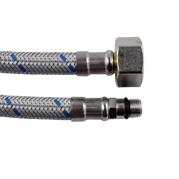 8mm PEX Core Stainless Steel Cold Mixer Tap Hose (350mm)