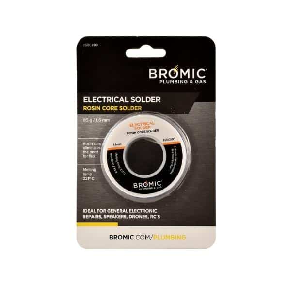 Bromic Electrical Rosin Core Solder 85g 1.6mm
