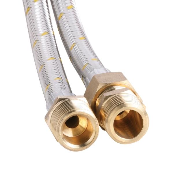 10HGS 10mm Stainless Steel Gas Hose 1/2