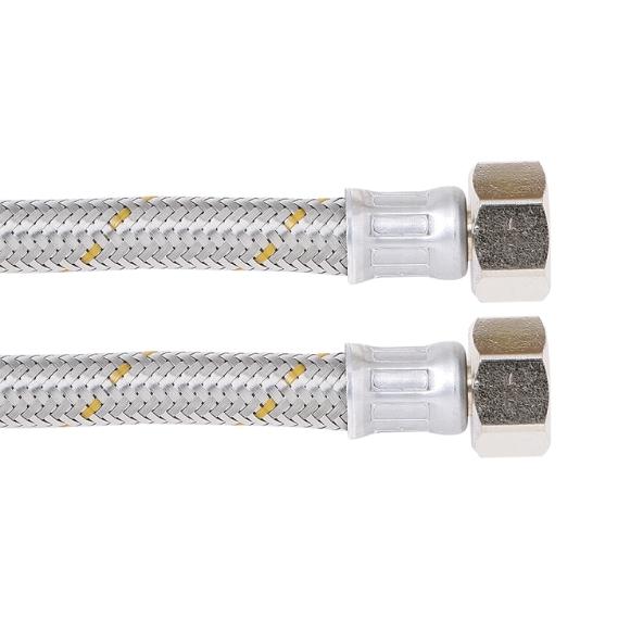 10mm Stainless Steel Gas Hose 1/2″ BSP FC x 1/2″ BSP FC (1800mm)