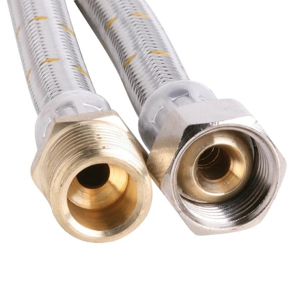 10HPM 10mm Stainless Steel Gas Hose 1/2