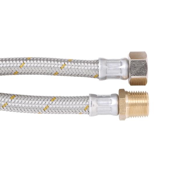10mm Stainless Steel Gas Hose 1/2″ BSP FC x 1/2″ BSP M (1000mm)