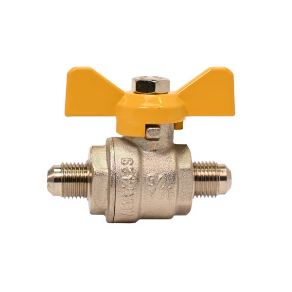 SAE Flared T-Handle Ball Valve, 5/16