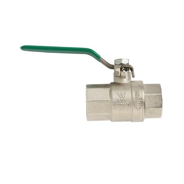 1210405 Ball Valve Gas_Water DR Brass FxF RC 3_4 SS Lever