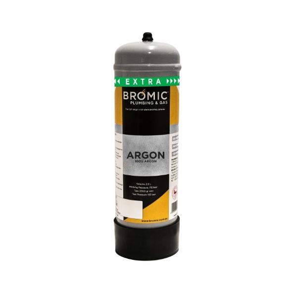 Bromic Argon Gas Disposable Cylinder 2.2L