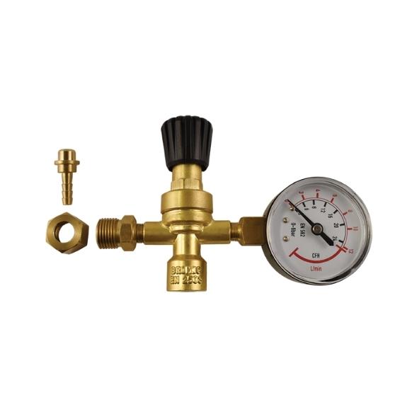 Bromic Regulator with Flow Gauge