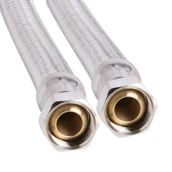 19WBB 19mm Quicky Stainless Steel Water Hose 3_4_ F x 3_4_ F - Connections