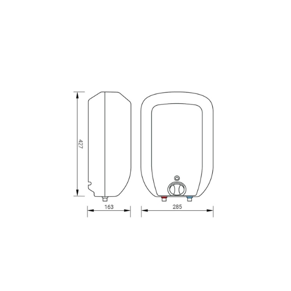 5L Compact Storage Electric Water Heater, Over Sink