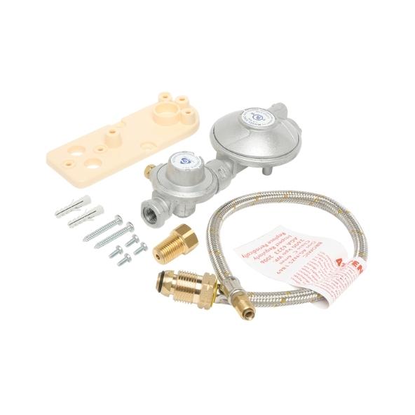 Single Cylinder LPG Installation Kit 160Mj Regulator with Bracket and Pigtail