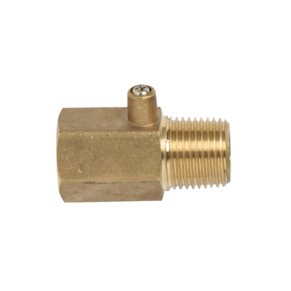 6160462 Test Point Adaptor MxF Brass RP1_2 Fem x R1_2 Male