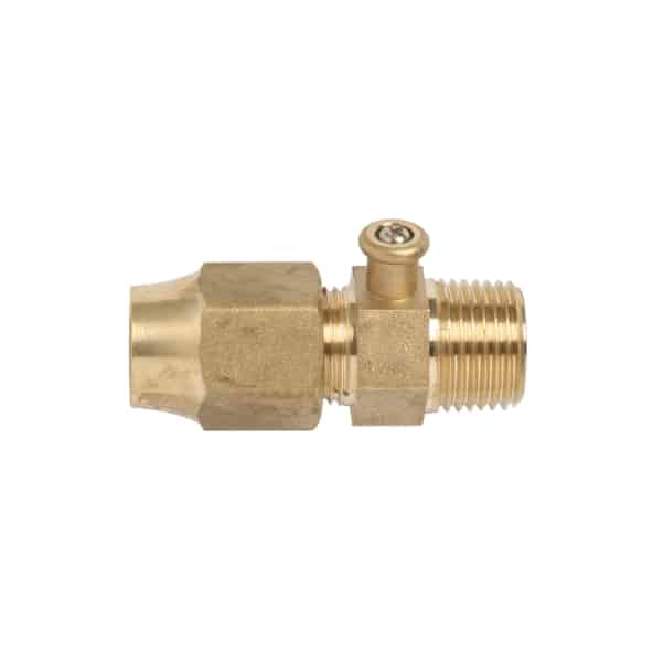 Adaptor Brass R1/2 M x 1/2 SAEM and Nut