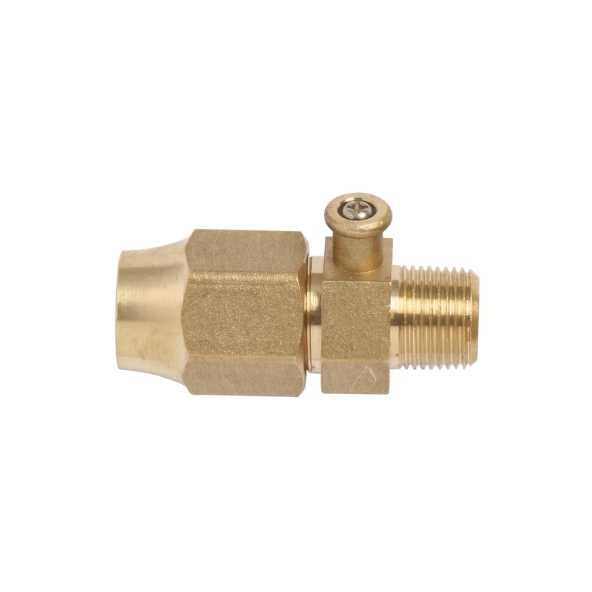 6160675 Test Point Adaptor Brass R3_8x1_2 SAEM and Nut