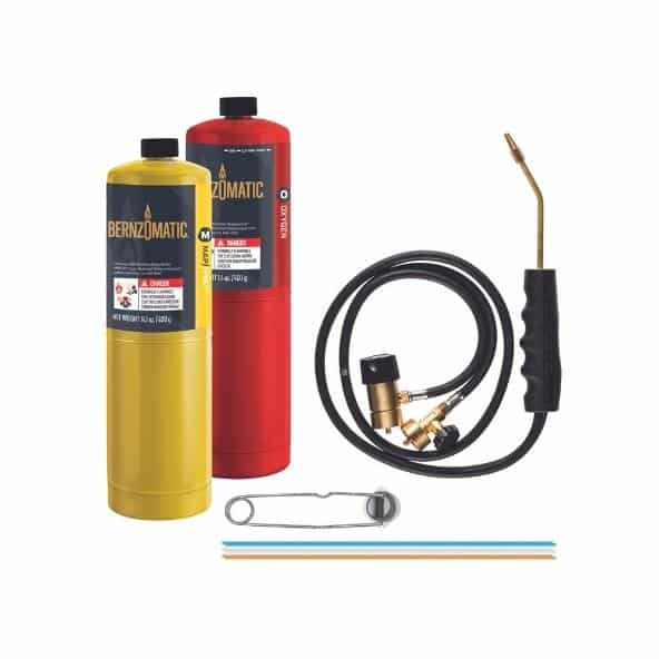 Bernzomatic Brazing Torch Kit with Oxygen and MAP-Pro