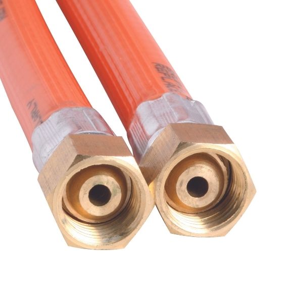 6mm PVC Gas Hose 1/4″ BSP F x 1/4″ BSP F (300mm)