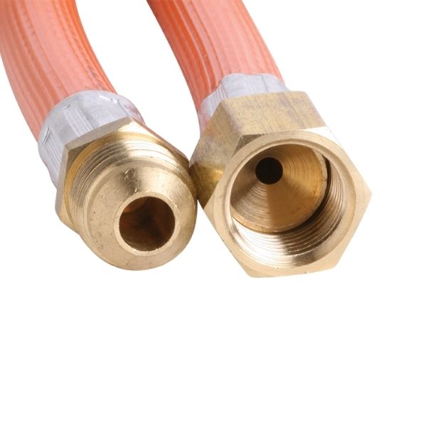 6mm PVC Gas Hose 3/8″SAE M x 3/8″SAE F 300mm