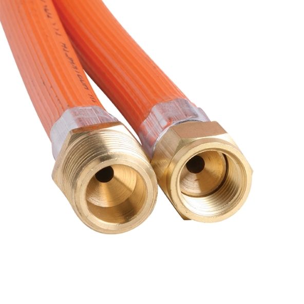 6mm PVC Gas Hose Beige 5/16″ SAE x 3/8″ BSPM 900mm