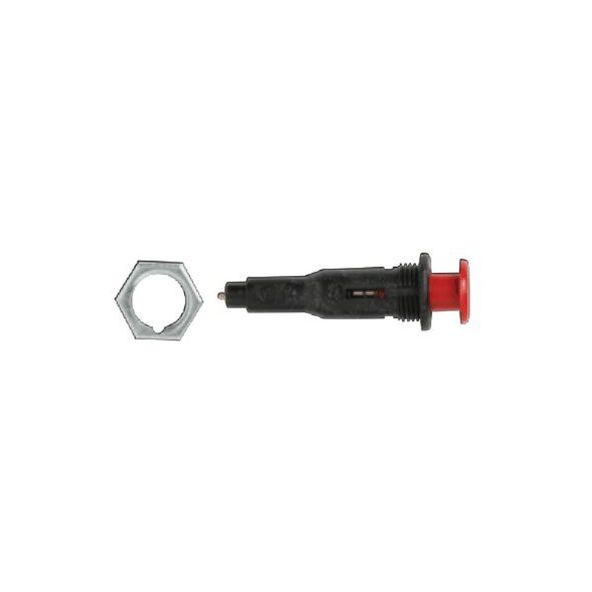 Bromic Piezo U/Eth Red Button 22mm/Blk Body 2.35 Rnd Trm 8280814