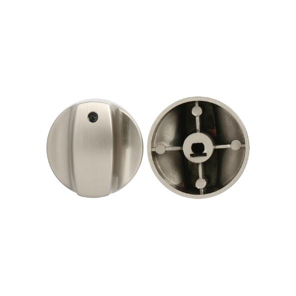 Knob BBQ Zinc Alloy 50mm Dia Flat UP/Dot Up