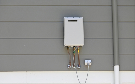 How does a hot water system work