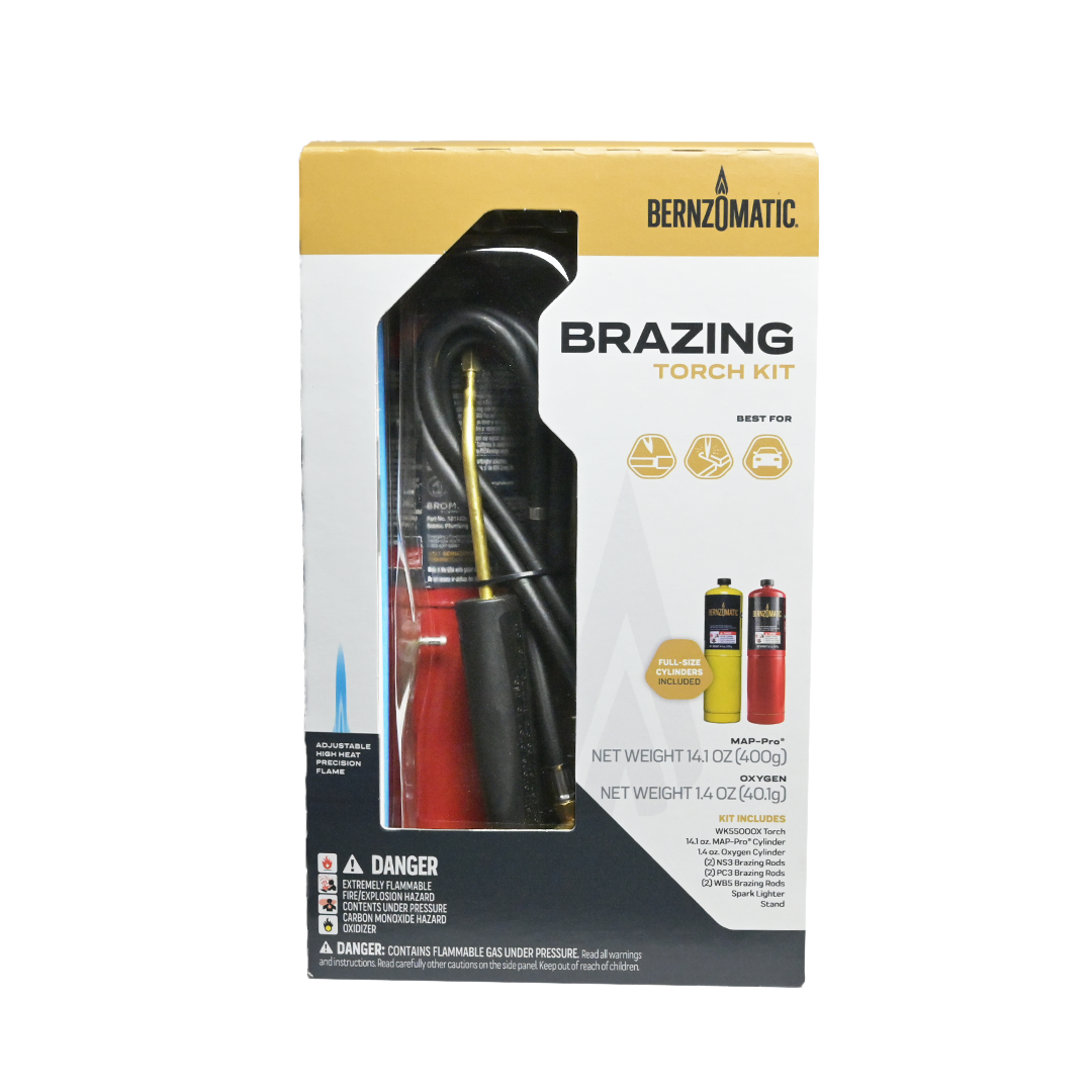Bernzomatic Brazing Torch Kit with Oxygen and MAP-Pro